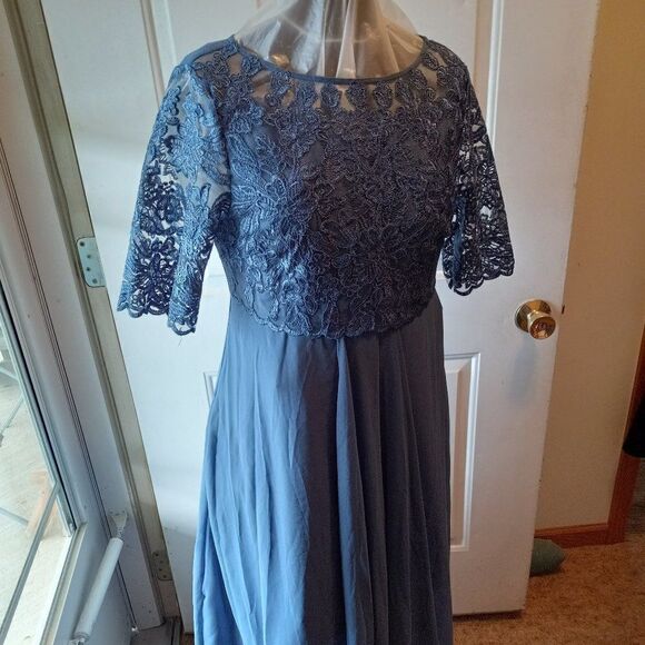 New Just Fashion Now Long Blue Dress - Picture 1 of 8